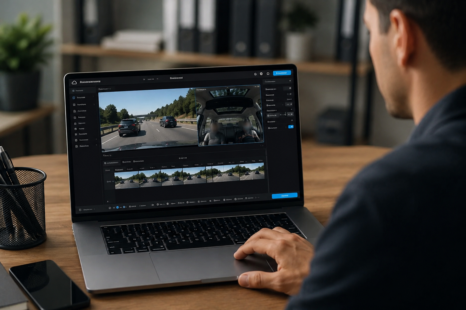 All-in-one dashcam blur software in the browser