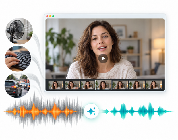 Background Noise Remover for Audio and Video