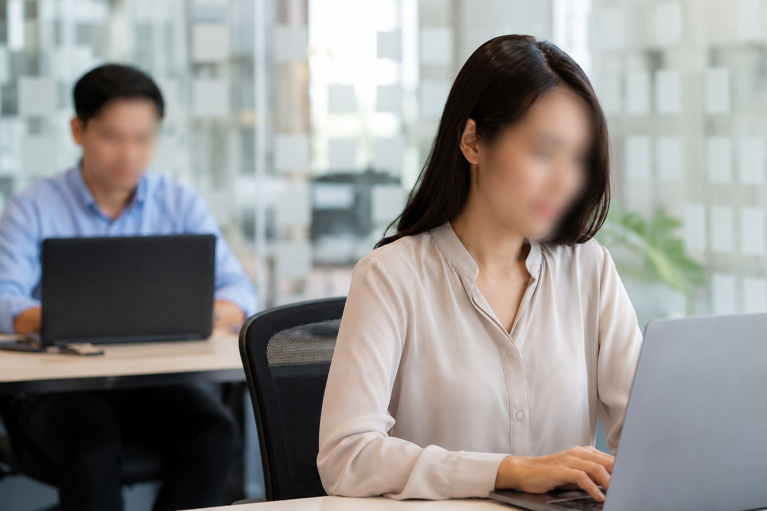 Face blur in images