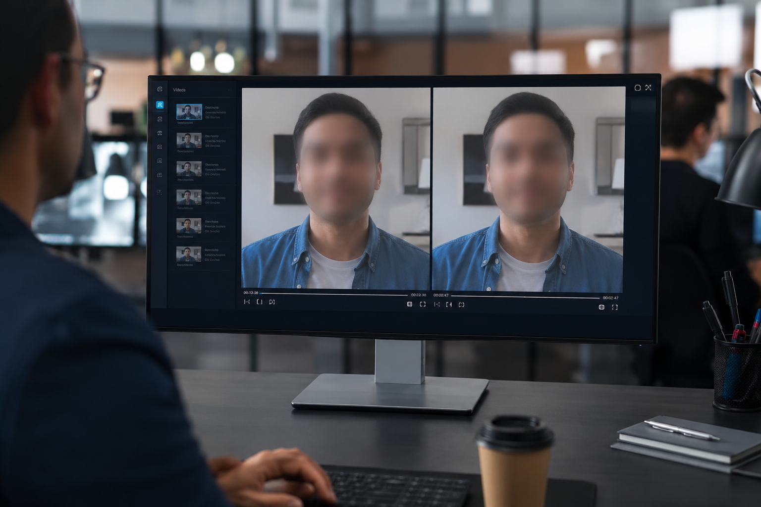 Blur Faces in Stored KYC & Liveness Recordings