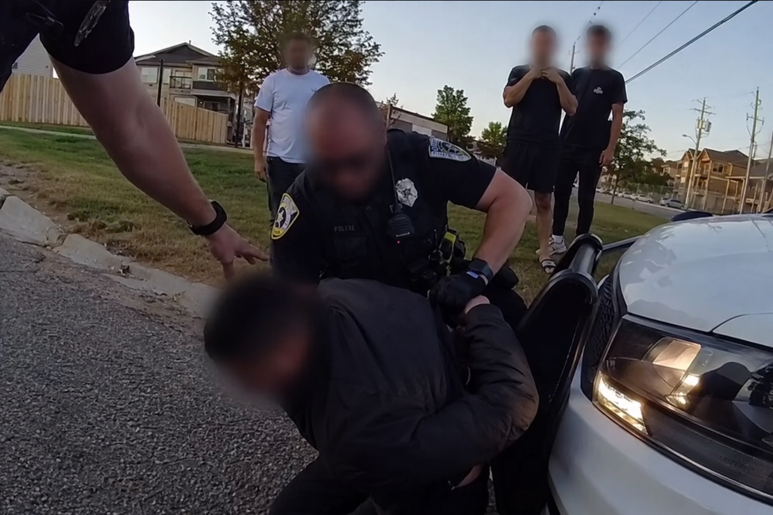 Bodycam blur for faces, bystanders, and incidental capture