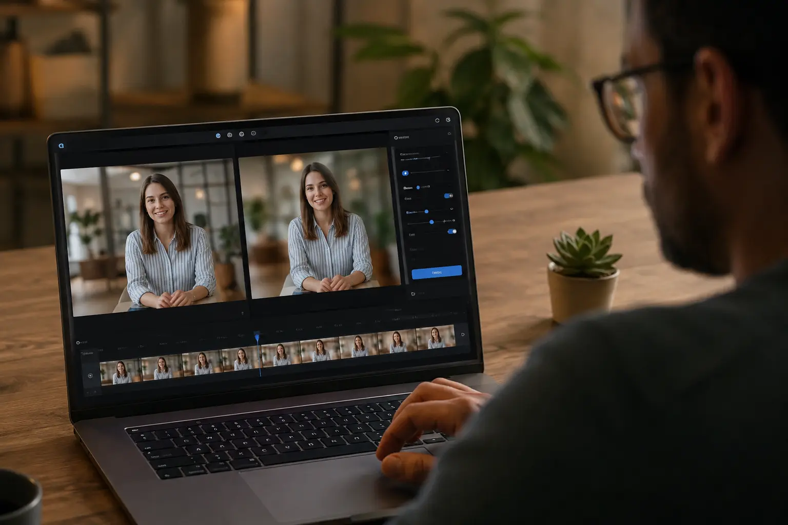 Browser-based editing for quick exports