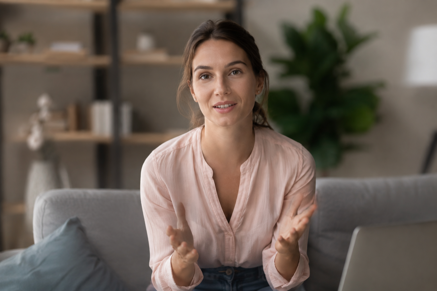 AI video background blur free