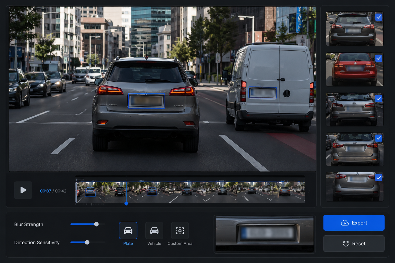 AI license plate recognition free
