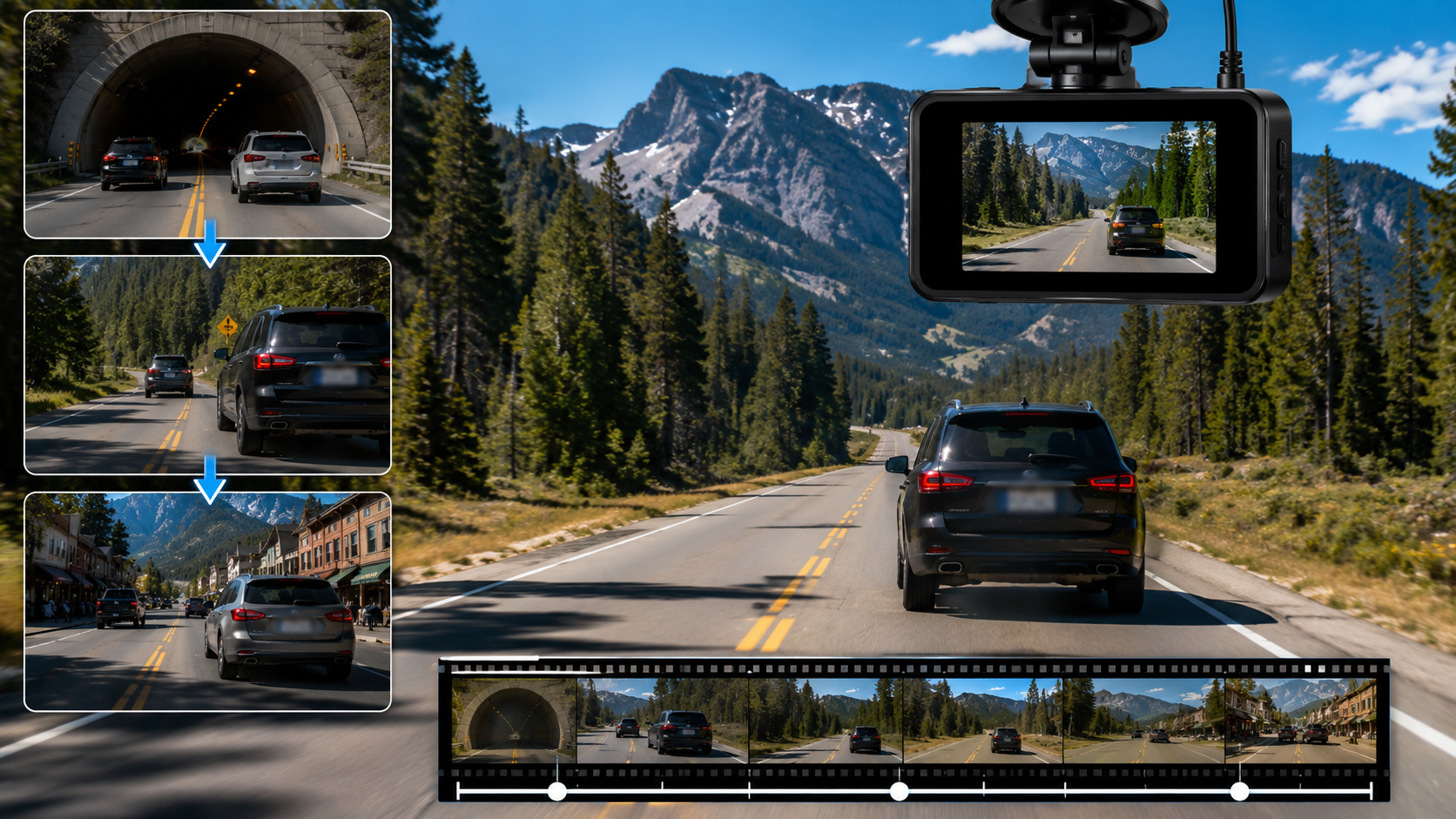 Elaborare registrazioni lunghe Dashcam