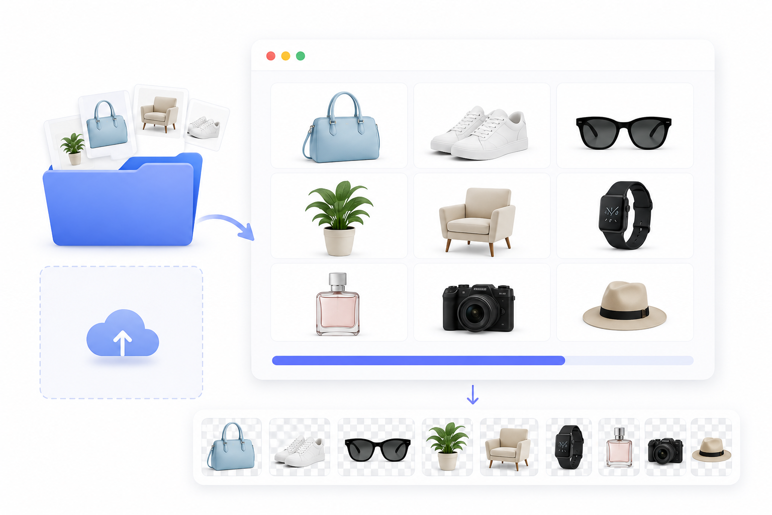 Bulk background remover for your whole catalog