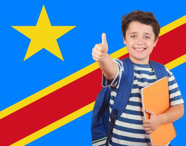 AI congo flag screen alternative for professional videos—add congo flag background without gear for social media, remote work, or video calls