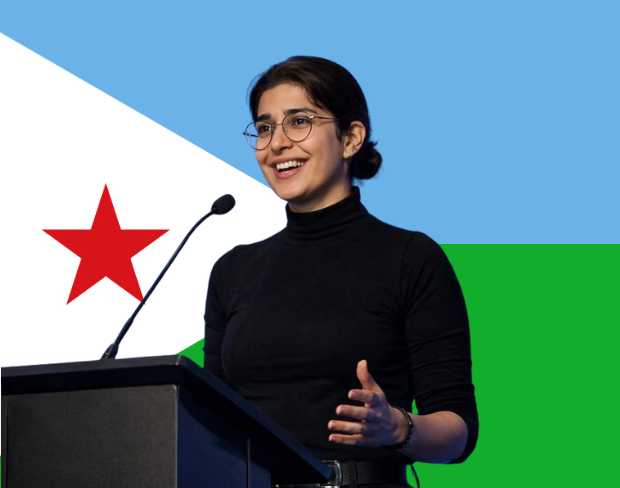 Family photo with AI-added djibouti flag background using video background editor tool—ready for virtual or djibouti flag background.