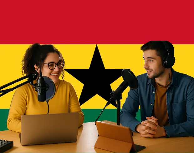 Bulk upload videos for batch ghana flag background addition: man meditating, car, dog, child, auto ghana flag background adder for creators.