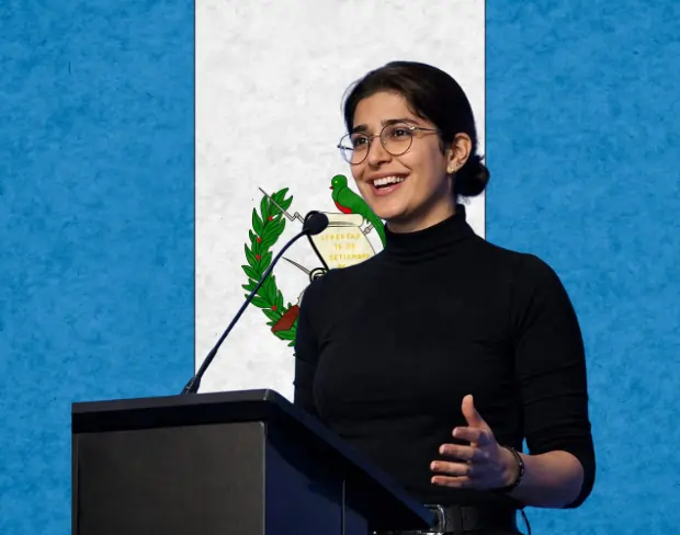 Family photo with AI-added guatemala flag background using video background editor tool—ready for virtual or guatemala flag background.