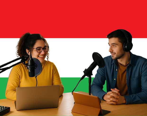 Bulk upload videos for batch hungary flag background addition: man meditating, car, dog, child, auto hungary flag background adder for creators.
