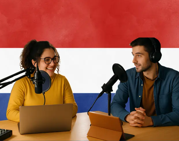 Bulk upload videos for batch netherlands flag background addition: man meditating, car, dog, child, auto netherlands flag background adder for creators.