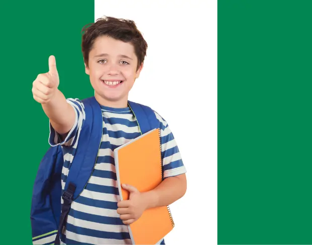 AI nigeria flag screen alternative for professional videos—add nigeria flag background without gear for social media, remote work, or video calls