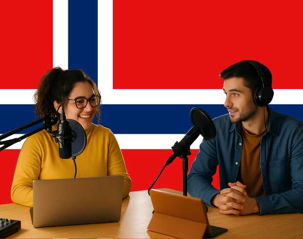 Bulk upload videos for batch norway flag background addition: man meditating, car, dog, child, auto norway flag background adder for creators.