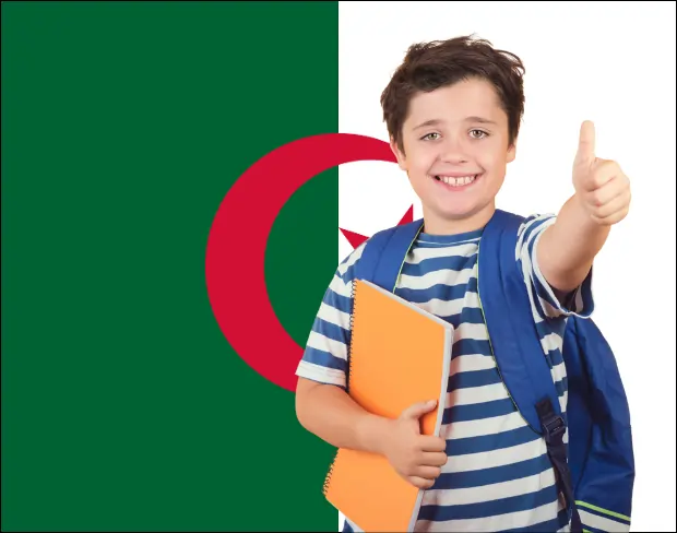 AI algeria flag screen alternative for professional videos—add algeria flag background without gear for social media, remote work, or video calls