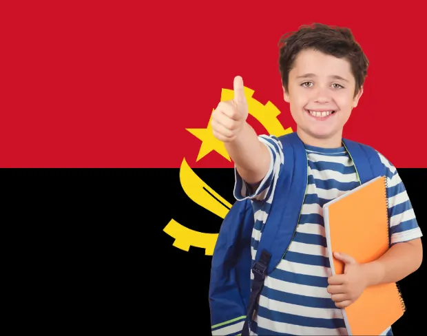AI angola flag screen alternative for professional videos—add angola flag background without gear for social media, remote work, or video calls