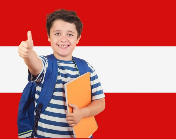 AI austria flag screen alternative for professional videos—add austria flag background without gear for social media, remote work, or video calls