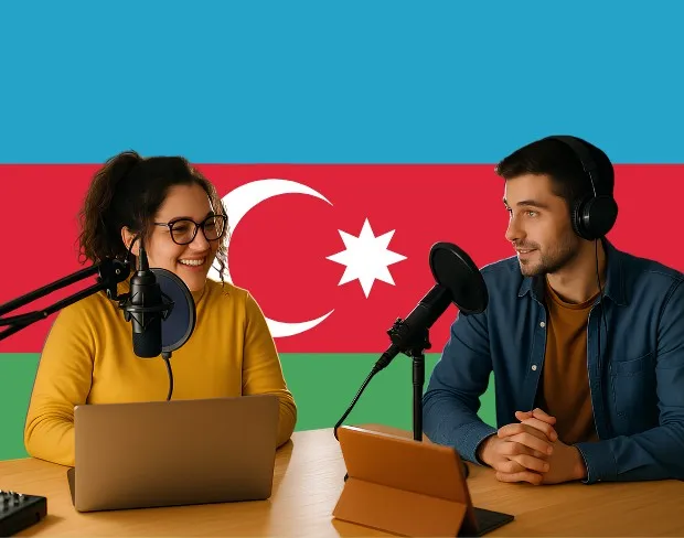 Bulk upload videos for batch azerbaijan flag background addition: man meditating, car, dog, child, auto azerbaijan flag background adder for creators.