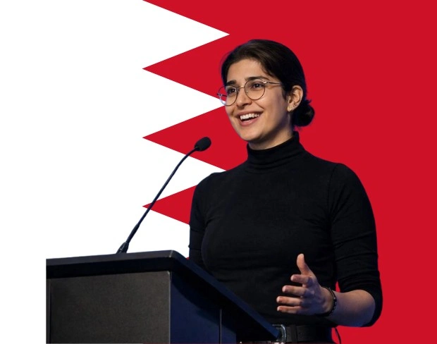 Family photo with AI-added bahrain flag background using video background editor tool—ready for virtual or bahrain flag background.