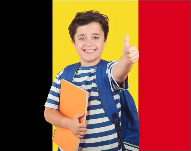 AI belgium flag screen alternative for professional videos—add belgium flag background without gear for social media, remote work, or video calls