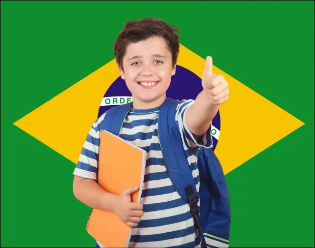 AI brazil flag screen alternative for professional videos—add brazil flag background without gear for social media, remote work, or video calls