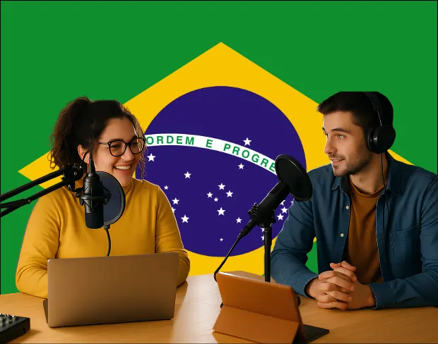 Bulk upload videos for batch brazil flag background addition: man meditating, car, dog, child, auto brazil flag background adder for creators.