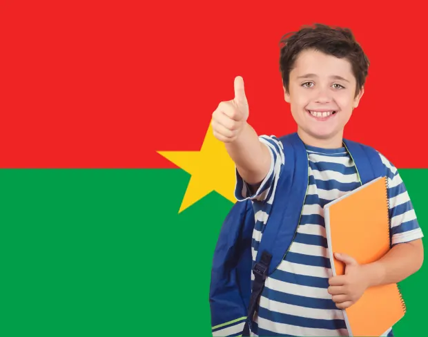 AI burkinafaso flag screen alternative for professional videos—add burkinafaso flag background without gear for social media, remote work, or video calls