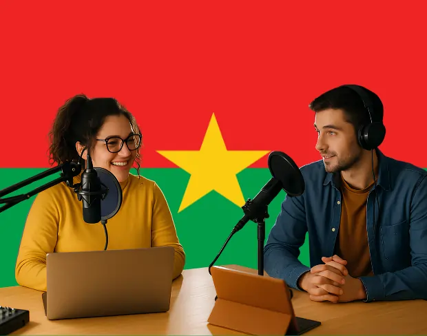 Bulk upload videos for batch burkinafaso flag background addition: man meditating, car, dog, child, auto burkinafaso flag background adder for creators.