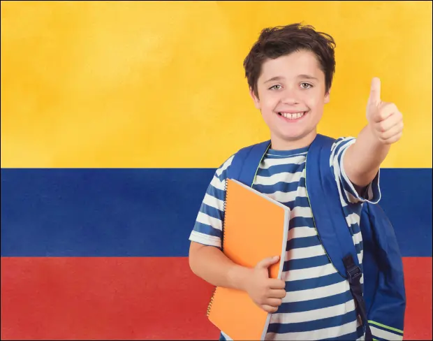 AI colombia flag screen alternative for professional videos—add colombia flag background without gear for social media, remote work, or video calls