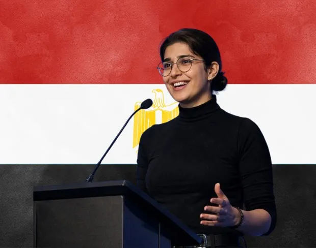 Family photo with AI-added egypt flag background using video background editor tool—ready for virtual or egypt flag background.