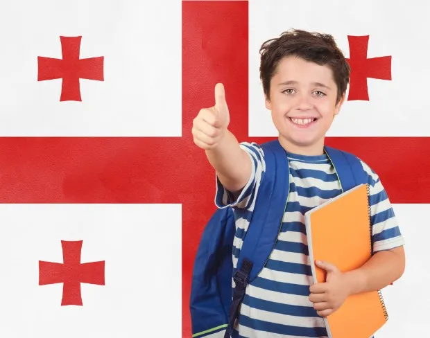 AI georgia flag screen alternative for professional videos—add georgia flag background without gear for social media, remote work, or video calls