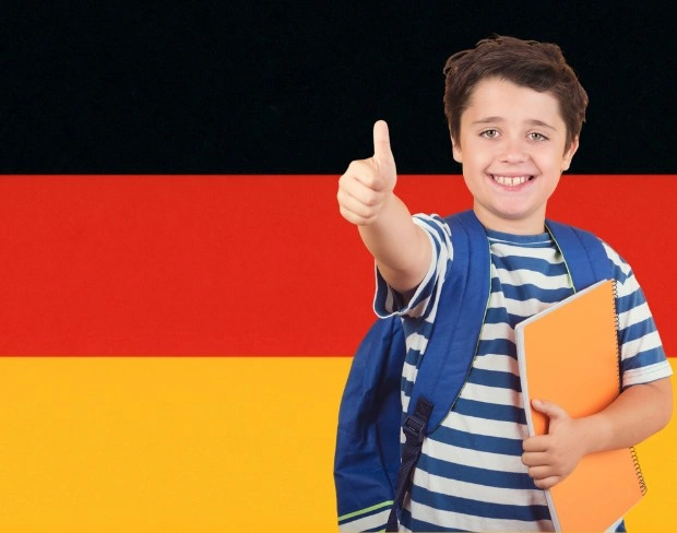 AI germany flag screen alternative for professional videos—add germany flag background without gear for social media, remote work, or video calls