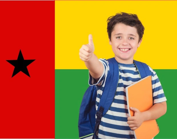 AI guineabissau flag screen alternative for professional videos—add guineabissau flag background without gear for social media, remote work, or video calls