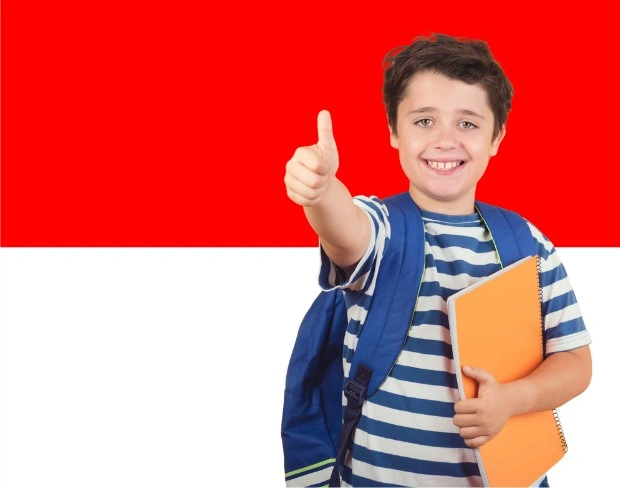 AI indonesia flag screen alternative for professional videos—add indonesia flag background without gear for social media, remote work, or video calls