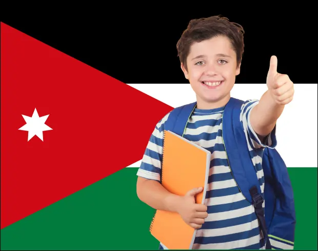 AI jordan flag screen alternative for professional videos—add jordan flag background without gear for social media, remote work, or video calls