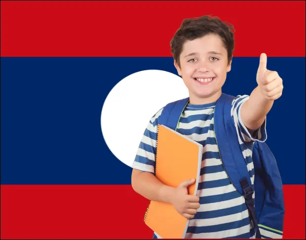 AI laos flag screen alternative for professional videos—add laos flag background without gear for social media, remote work, or video calls