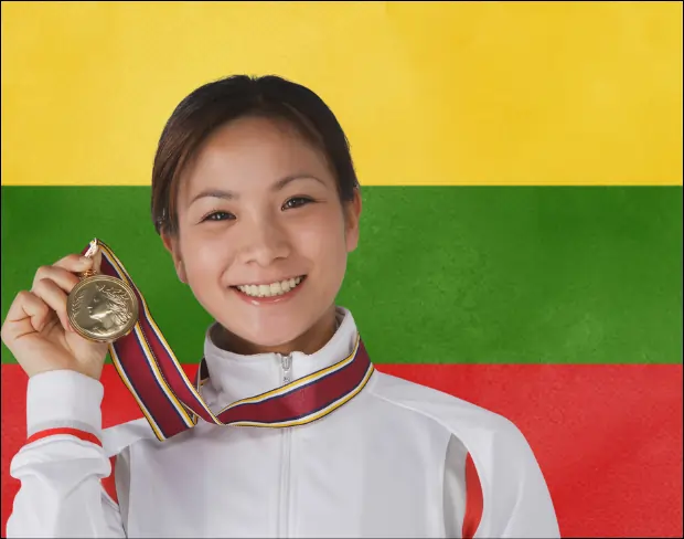 Add lithuania flag video background with AI—no green screen needed. Add virtual, lithuania flag, or custom backgrounds instantly.