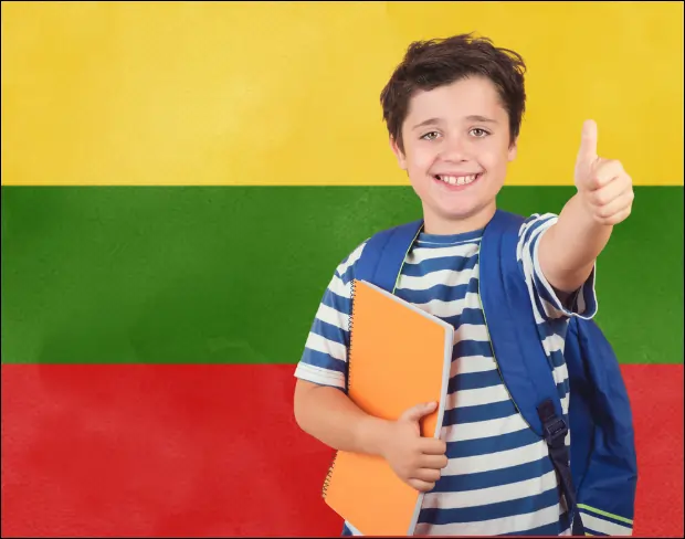 AI lithuania flag screen alternative for professional videos—add lithuania flag background without gear for social media, remote work, or video calls