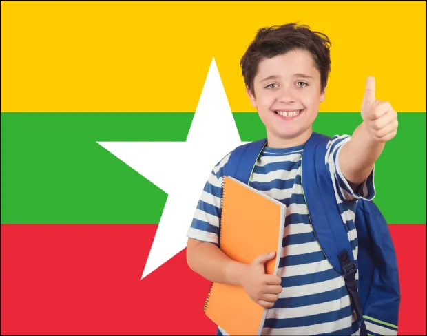 AI myanmar flag screen alternative for professional videos—add myanmar flag background without gear for social media, remote work, or video calls