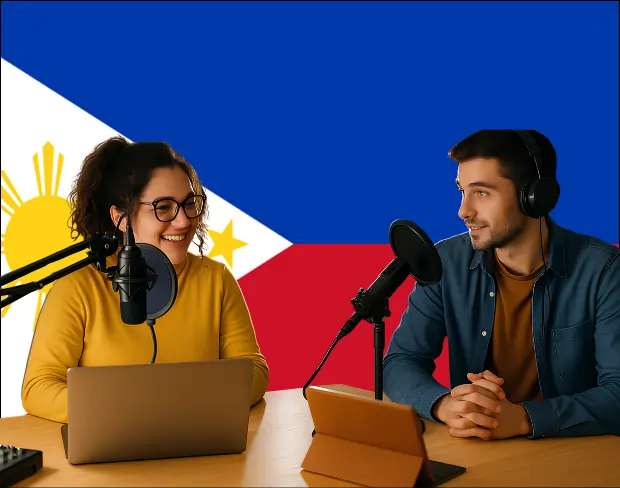 Bulk upload videos for batch philippines flag background addition: man meditating, car, dog, child, auto philippines flag background adder for creators.