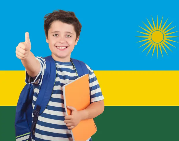 AI rwanda flag screen alternative for professional videos—add rwanda flag background without gear for social media, remote work, or video calls