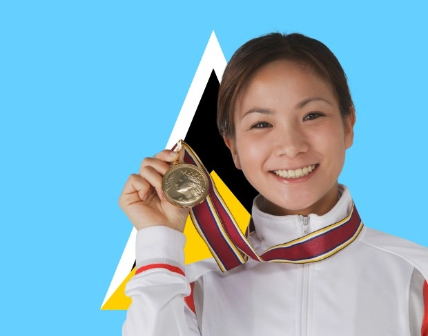 Add saintlucia flag video background with AI—no green screen needed. Add virtual, saintlucia flag, or custom backgrounds instantly.