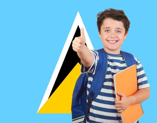 AI saintlucia flag screen alternative for professional videos—add saintlucia flag background without gear for social media, remote work, or video calls