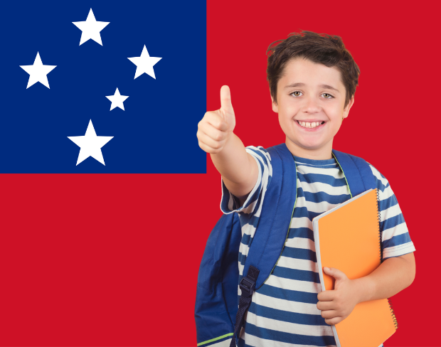 AI samoa flag screen alternative for professional videos—add samoa flag background without gear for social media, remote work, or video calls