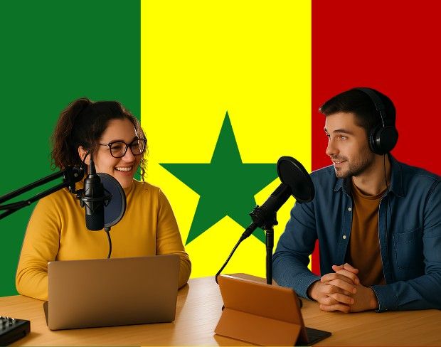 Bulk upload videos for batch senegal flag background addition: man meditating, car, dog, child, auto senegal flag background adder for creators.