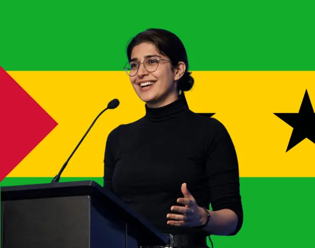 Family photo with AI-added saotome flag background using video background editor tool—ready for virtual or saotome flag background.