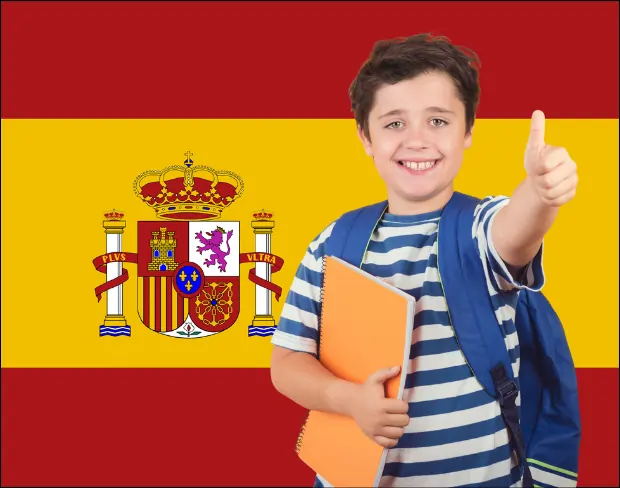 AI spain flag screen alternative for professional videos—add spain flag background without gear for social media, remote work, or video calls