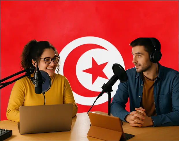Bulk upload videos for batch tunisia flag background addition: man meditating, car, dog, child, auto tunisia flag background adder for creators.