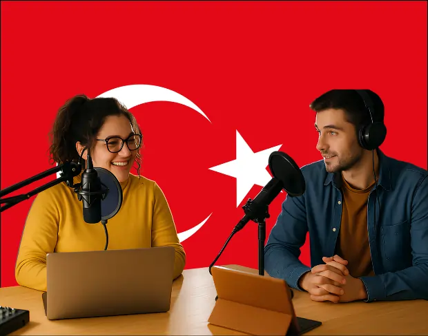 Bulk upload videos for batch turkey flag background addition: man meditating, car, dog, child, auto turkey flag background adder for creators.