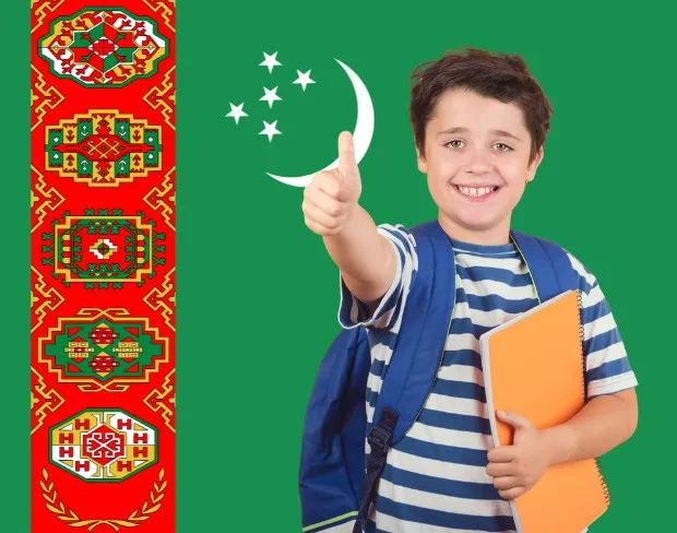 AI turkmenistan flag screen alternative for professional videos—add turkmenistan flag background without gear for social media, remote work, or video calls
